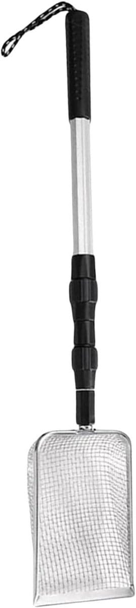 Strand Zeef - Zandschep - Schatten Zoeken - Uitschuifbare Steel - Tot 106 cm - Zilver
