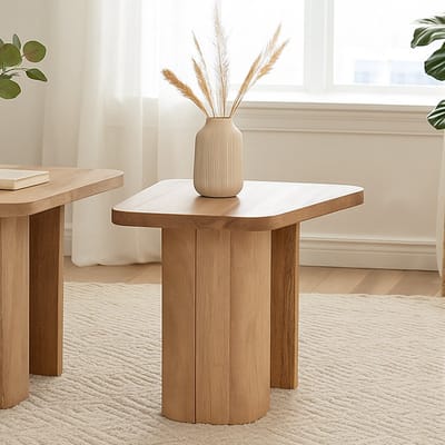 Odds Salontafel set - Mangohout Old Creamy Natural - 2 Stuks