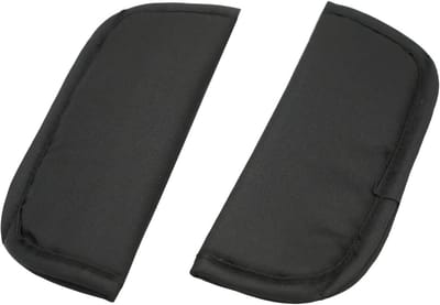 Verstelbare Zwarte Autogordel Pads voor Kinderen - Comfortabele Zitting, Veiligheid en Ondersteuning voor Autostoel en Kinderwagen