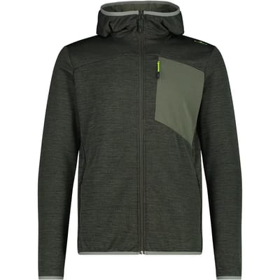 Jacquard Chiné Hoody Fleece CMP