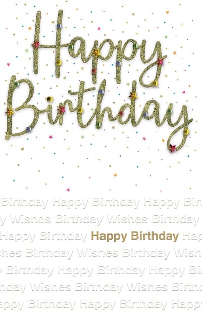 Wenskaart engels Happy birthday jgs786 merk mourik