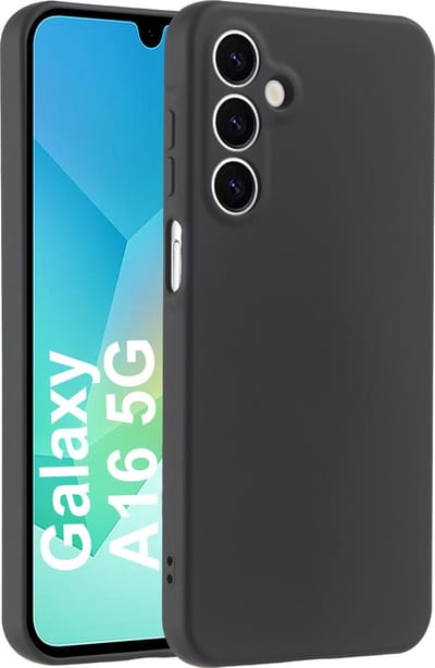 Hoesje geschikt voor Samsung Galaxy A16 (5G/4G) hoesje zacht siliconen - Arara backcover - Zwart