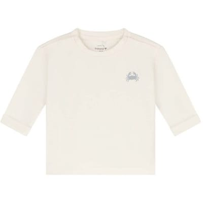Prénatal newborn shirt - Jongens - Ivoor wit - Maat 50
