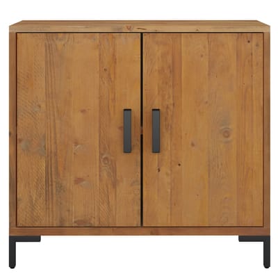 vidaXL - Dressoir - 75x35x70 - cm - massief - grenenhout - bruin