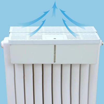 Radiator Luchtbevochtiger - Waterreservoir - Droge Lucht Bestrijden - Universele Bevestiging - 6L Capaciteit - Wit
