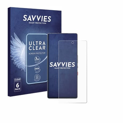 Savvies - Screenprotector voor ZTE Nubia Red Magic 11 Pro Plus - Folie Beschermfolie transparant 6 Stuks