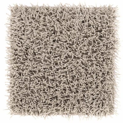 Heckettlane Badmat Busto - Badkamermat - Bidetmat - Antislip tapijt - 60x60 cm - Grijs