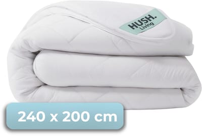 HUSH Living Dekbed Tweepersoons 240x200 cm - 350 GSM - Warm, Ademend en Lichtgewicht - Geschikt voor Alle Seizoenen