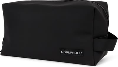 Norlander Dull PU Toilettas Zwart - reistasje -