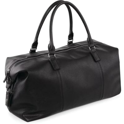Senvi Weekender Bag - Kleur Zwart - Leatherlook - 30 liter