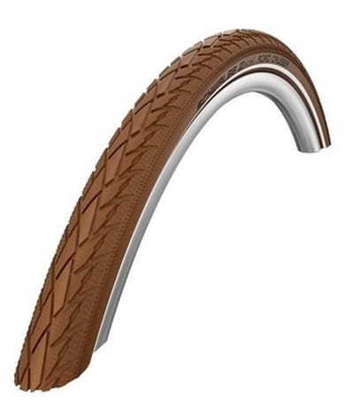 Buitenband Schwalbe Road Cruiser K-Guard 26 x 1.75 / 47-559 mm - bruin met reflectie