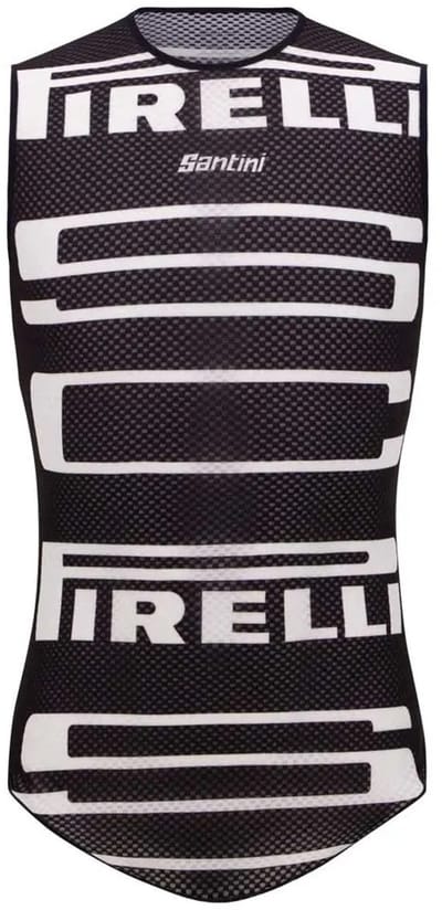 Santini Pirelli Mouwloos Basislaag Veelkleurig XS Man