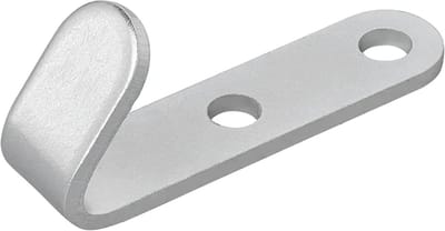 ProPlus Schroefbare metalen haak - veelzijdig en duurzaam - 52 x 13 x 2 mm