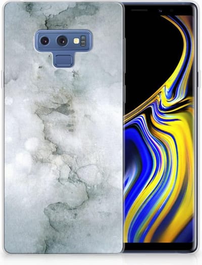 TPU Hoesje voor Hoesje maken Samsung Galaxy Note 9 Painting Grey