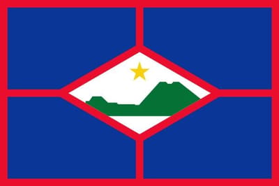 Vlag Sint Eustatius 30x45 cm