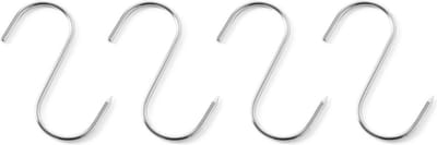HENDI Set vleeshaken – robuust roestvast staal – vaatwasmachinebestendig – 90x4 mm – 4 stuks
