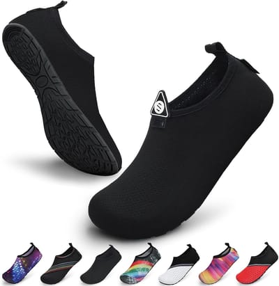 SAGUARO Waterschoenen Heren Dames Zwemschoenen Antislip Lichtgewicht Watersportschoenen Sneldrogend Blote Voeten - ShopVlot