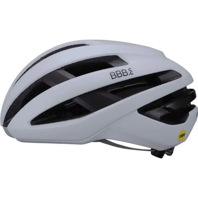 BBB Cycling Maestro MIPS Fietshelm - Extra Veiligheid - Sporthelm Volwassenen - Racefiets - Mat Wit - Maat S - BHE-10