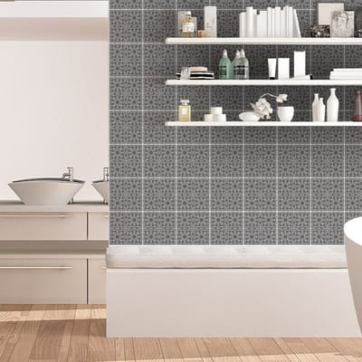 Zelfklevende tegelmuurstickers voor keuken en badkamer - 24 Oosterse tegelstickers van Azemmour - 24 stickers 10x10cm