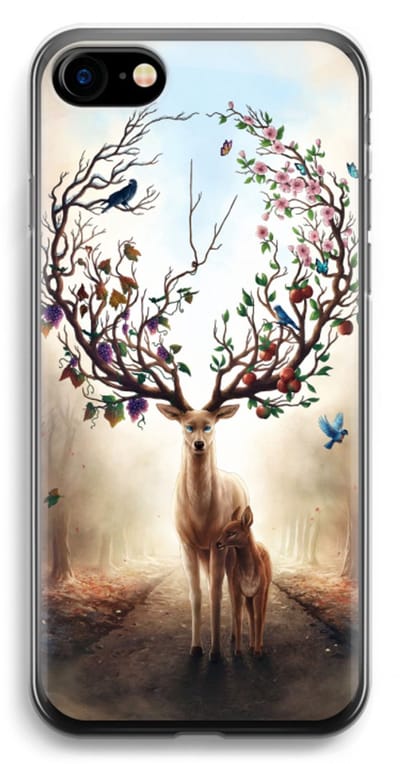 Case Company® - Hoesje geschikt voor iPhone SE 2020 hoesje - Seasons Change - Soft Cover Telefoonhoesje - Bescherming aan alle Kanten en Schermrand
