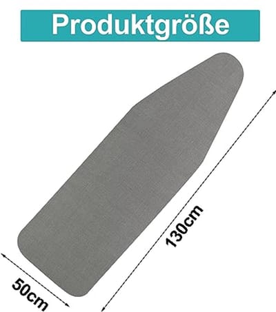 Strijkplankovertrek 120 x 49 cm - Universele Katoenen Hoes voor Strijken met Trekkoord
