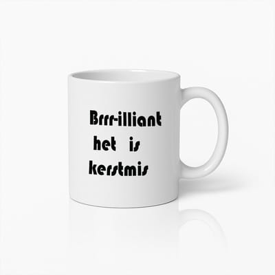 Brrr-illiant Het Is Kerstmis Koffiemok – Feestelijke Kerstmok voor Kerstliefhebbers