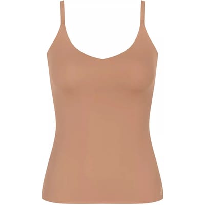 Sloggi Women ZERO Feel 2.0 Spaghetti Top (1-pack) - dames singlet - lichtbruin