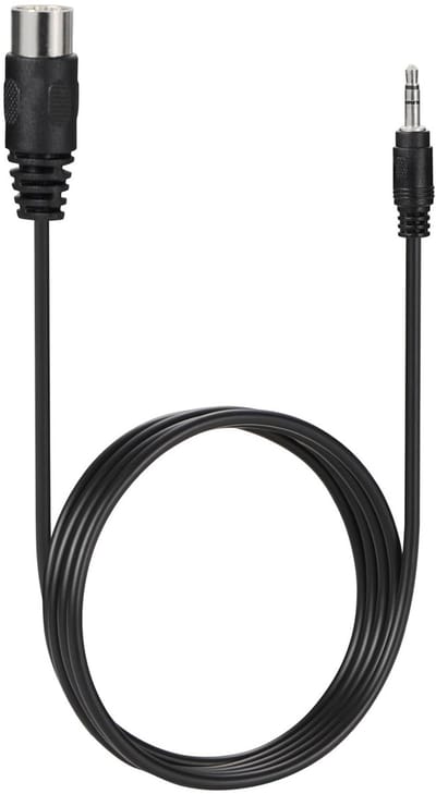 Dailygoody - 5 Pin DIN MIDI Kabel - 1.5m - Geschikt voor 3.5mm TRS Stereo - Professionele Audiokabel - Ideaal voor Muziekapparatuur - Betrouwbare Gelu..