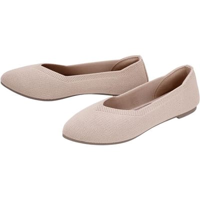 ESMARA Dames ballerina's (Beige, 36)