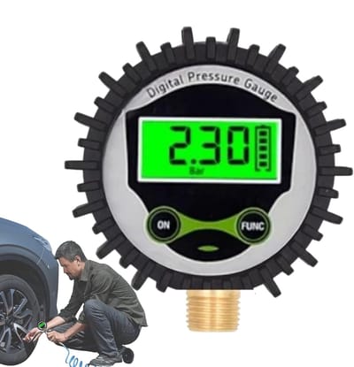 Bandenspanningsmeter Auto - Digitale Meter - Veilig Rijden - Realtime Controle - 0-250 psi - Blauw Groen