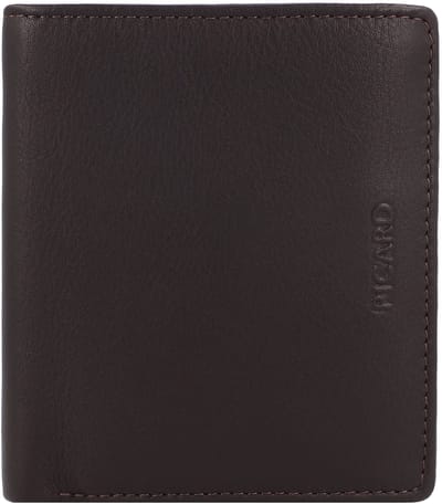 Picard Brooklyn Portemonnee Leer 9 cm - Jongens - Horizontaal - cafe