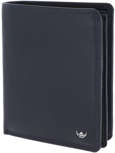 Golden Head Leren portemonnee Polo RFID Protect Kombischeintasche 1230 Marineblau donkerblauw