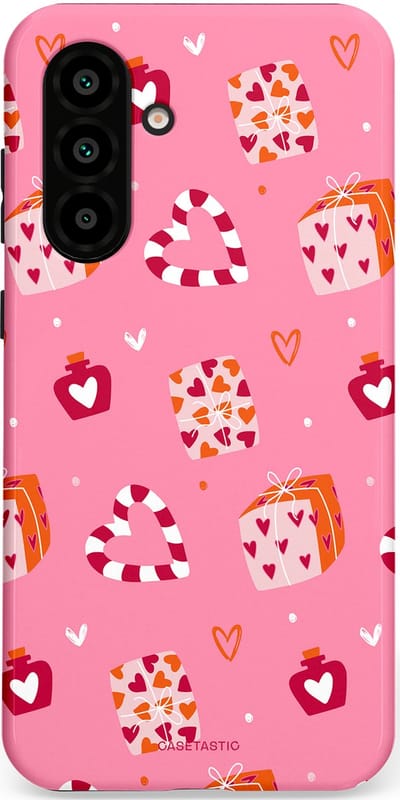 Casetastic Hoesje Geschikt voor Samsung A56 / A36 - Stijlvolle Beschermende Duo-layer Case - Zoete Liefde Roze