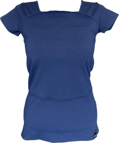 Womboo Buidelshirt - Vrouw - Maat XL - Donkerblauw