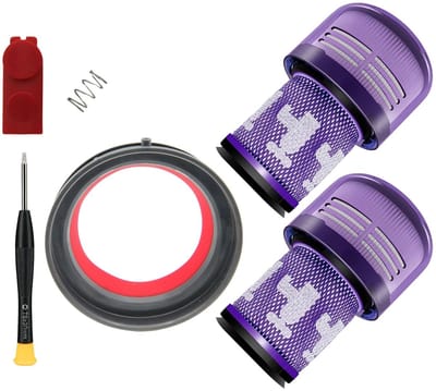 Dyson V12 Reparatie- en Onderhoudsset (Filters, Bovenste Afdichtingsring, Snelontgrendelknop, Plus.Parts® alternatief voor 971517-01)
