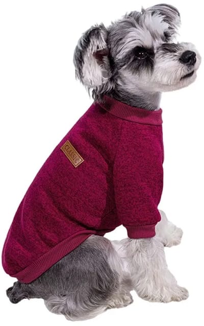 OLOEY Dikke hondenjas-trui voor honden- geschikt voor binnen en buiten- Kersttrui voor je huisdier- hondentrui maat L