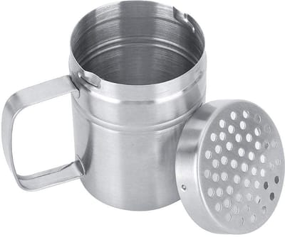 Dailygoody - Zoutstrooier - Peperstrooier - Roestvrijstalen Kruidenpotje - Zilver - Makkelijk schoon te maken - Perfect voor koken - Compact formaat