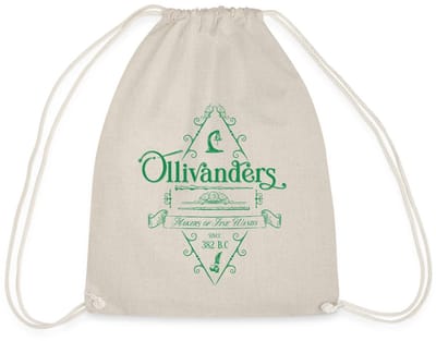 Harry Potter Olivanders Winkel Groen Logo Gymtas