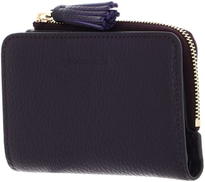 COCCINELLE Leren portemonnee Tassel Wallet Prune donkerpaars