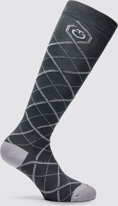 Cavalleria Toscana CT ArGyle II Rijsokken L Grijs
