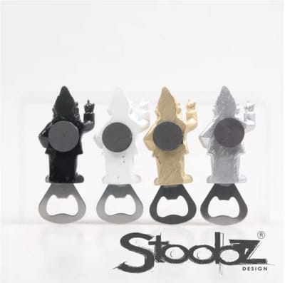 Stoobz Grappige flesopener zilver – F*ck You kabouter middelvinger – bieropener – originele flesopener – cadeau