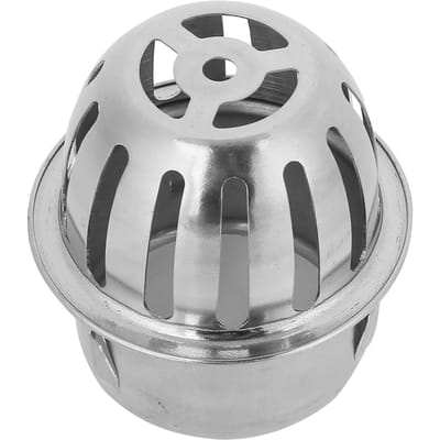RVS Ronde Vorm Vloerafvoer voor Thuis Badkamer Buitenplaats Balkon Gebruik(75 mm/3 inch) white