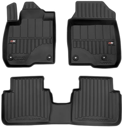 Frogum No.77 - Automatten set - Geschikt voor Honda ZR-V vanaf 2023 - 3D TPE Rubber - 3-delig - Zwart
