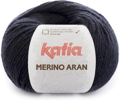 Katia Merino Aran - 05 donker marineblauw - Merinogaren