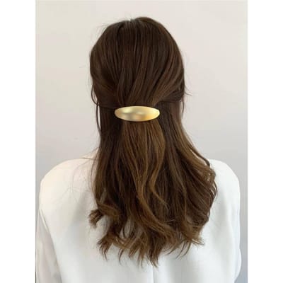 1 pièce Femme Ovale Décoration Pince Française Tendance pour la Vie Quotidienne Pinces à Cheveux Décontractées Accessoires pour Cheveux pour Femmes Pinces Crabe Pinces à Cheveux Barrettes one-size or