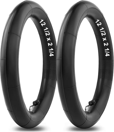 Extra Sterke Binnenband Fiets 12 1/2 x 2 1/4 (12.5 x 2.25) - Kinderfiets, Loopfiets & Driewieler - Zilveren Ventiel 45 Graden