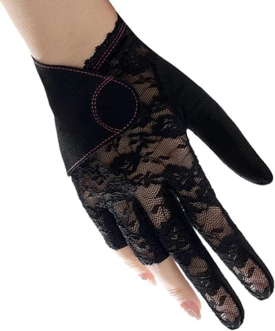 Biljarthandschoen Linkshandig - Poolhandschoen Dames - Precisie Keu Hanteer - Antislip Siliconen Technologie - Standaard Maat - Roze