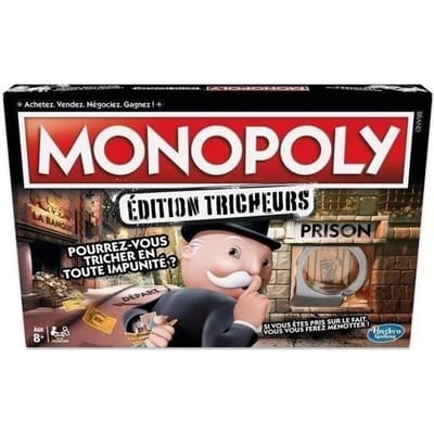 Monopoly cheats bordspellen Hasbro France France Monopoly Tricheurs