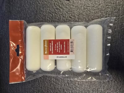 Master Aflakroller Acryl 10cm - 5 stuks - Beide zijden rond