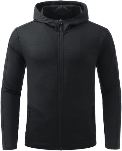 YOUTHUP Heren Capuchon Fleece Sportjas - Winddicht - M